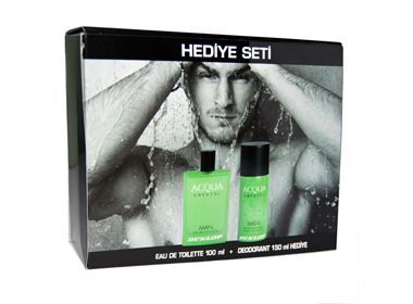 DUNLOP ACQUA EDT 100ML+DEO CRYSTAL