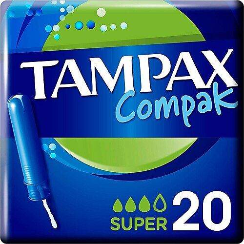 Tampax Compak Tampon Super 20'li