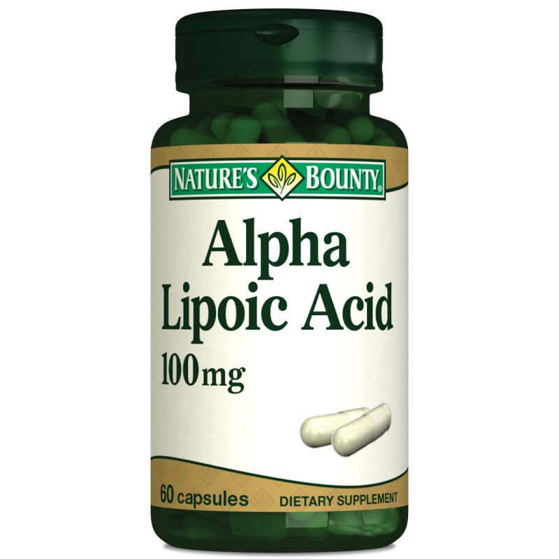 NATURES BOUNTY ALPHA LIPOIC ACID 100 MG 60 CAP.