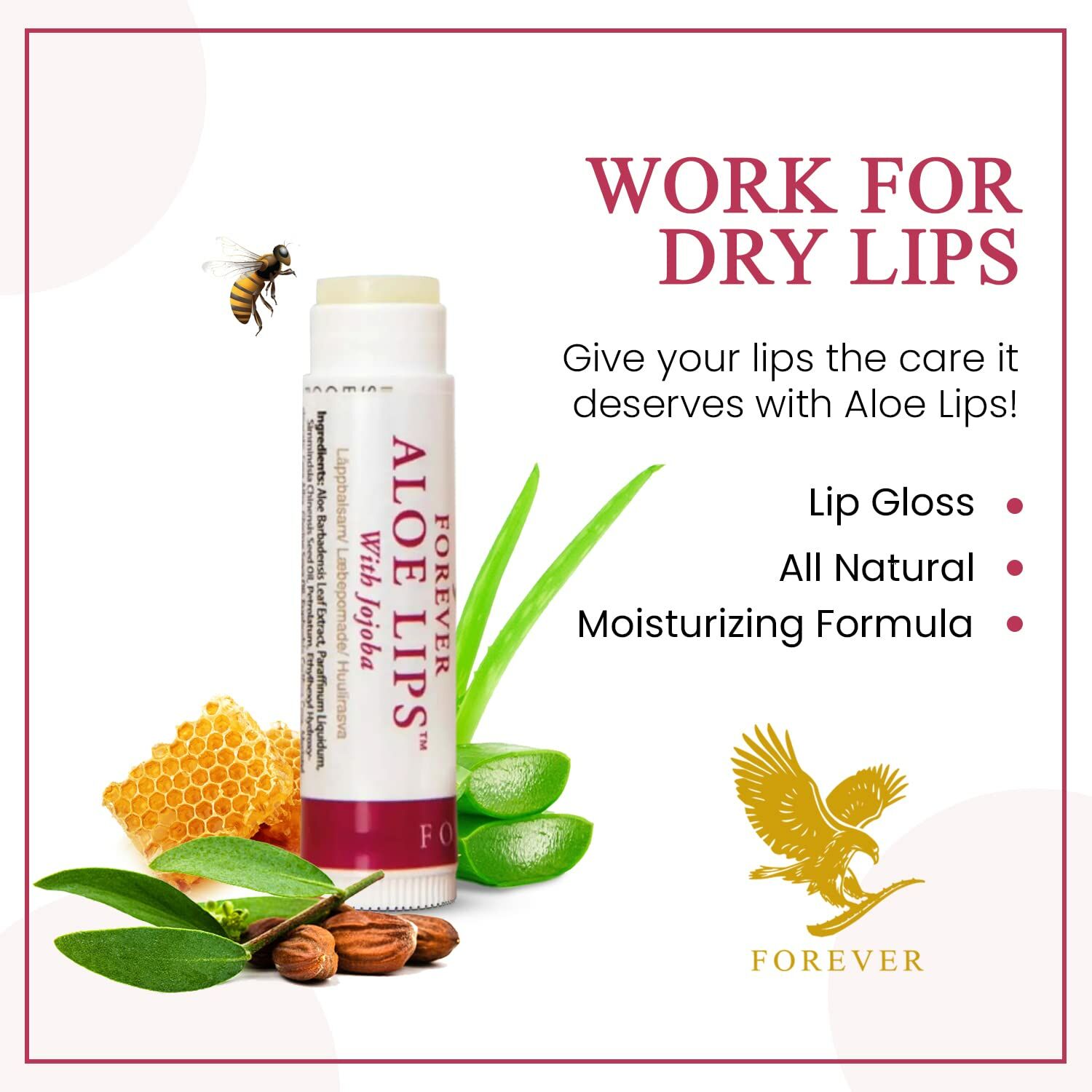 Forever Aloe Lips With Jojoba