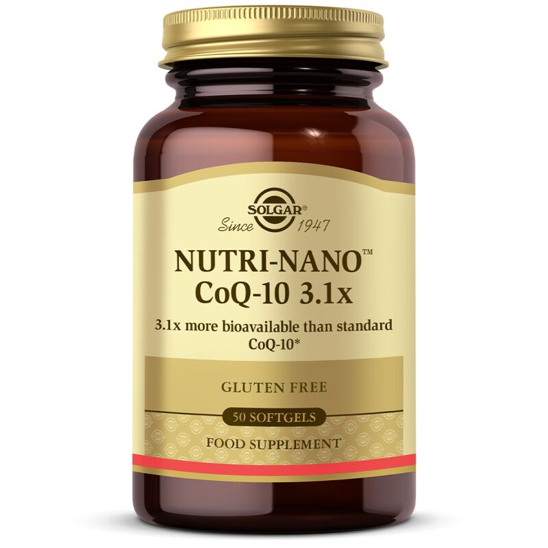 SOLGAR NUTRI-NANO COQ-10 3.1X 50 SOFTGEL