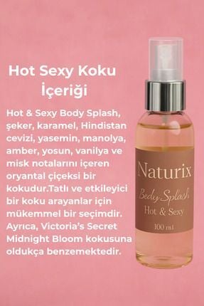Naturix Body Splash Hot and Sexy 100 ml