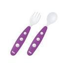 Nuk Mini Çatal Kaşık Seti - Mor