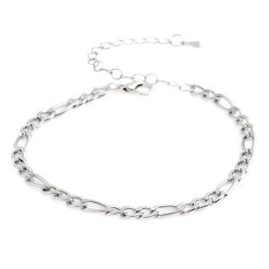 Chn-0193-14 Rodyum Bileklik Gümüş