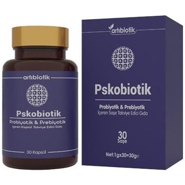 Doğadan Bizim Artıbiotik Pskobiotik 30 Saşe + 30 Kapsül 2'li Set