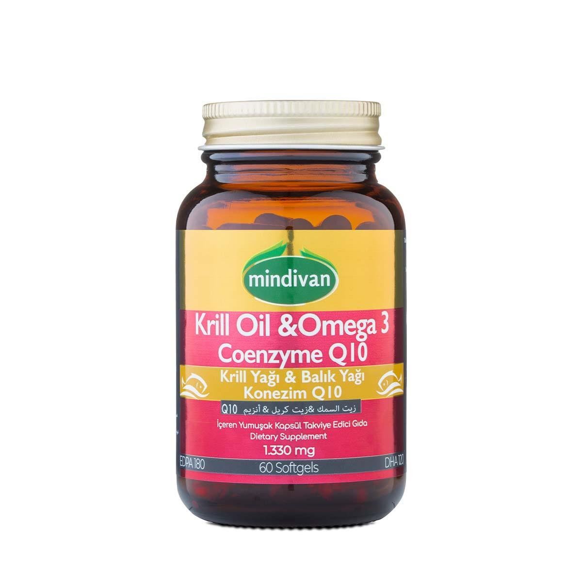 Mindivan Krill Oil Omega3 Coq10 60 Kapsül