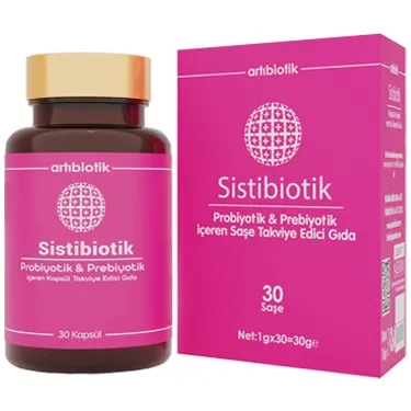 Doğadan Bizim Artıbiotik Sistibiotik D-Mannoz 30 Saşe + 30 Kapsül 2'li Set
