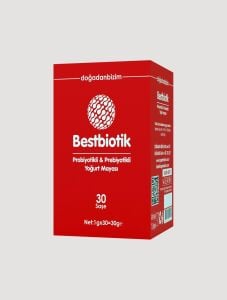 Doğadan Bizim Bestbiotik Probiyotikli Prebiyotikli Yoğurt Mayası 30 Saşe