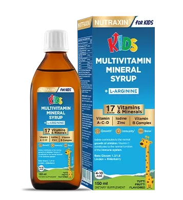 Nutraxin Kids Multivitamin Mineral Şurup 150 ml