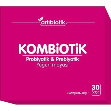 Doğadan Bizim Artıbiotik Kombiotik Probiotik Prebiotik Yoğurt Mayası 2 gr 15 Saşe