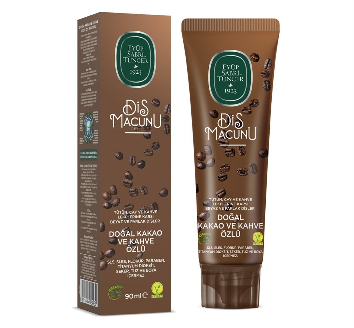Eyüp Sabri Tuncer Doğal Kakao ve Kahve Özlü Diş Macunu 90 ml