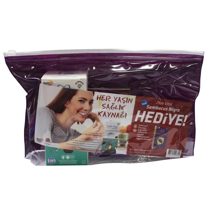Zade Vital Omega 3 Yetişkinler İçin 50 Kapsül Alana Sambucus Nigra Hediye