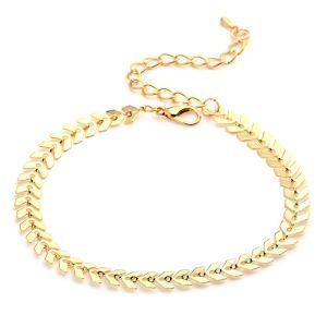 Chn-0193-9 Rodyum Bileklik Gold