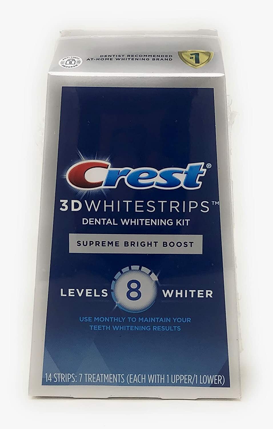 Crest 3D Whıtestrips 8 Levels 14 Strips 7 Treatments