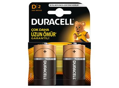 DURACELL D BÜYÜK 2Lİ
