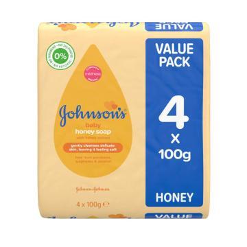 Johnsons Ballı Bebek Sabunu 4x100g