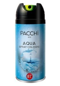 Pacchi Sprey Aqua Kolonya 81 Derece 150 ml