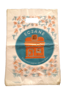 Eczane Poşeti El Geçme 30x40 100 lü Paket 650 gr