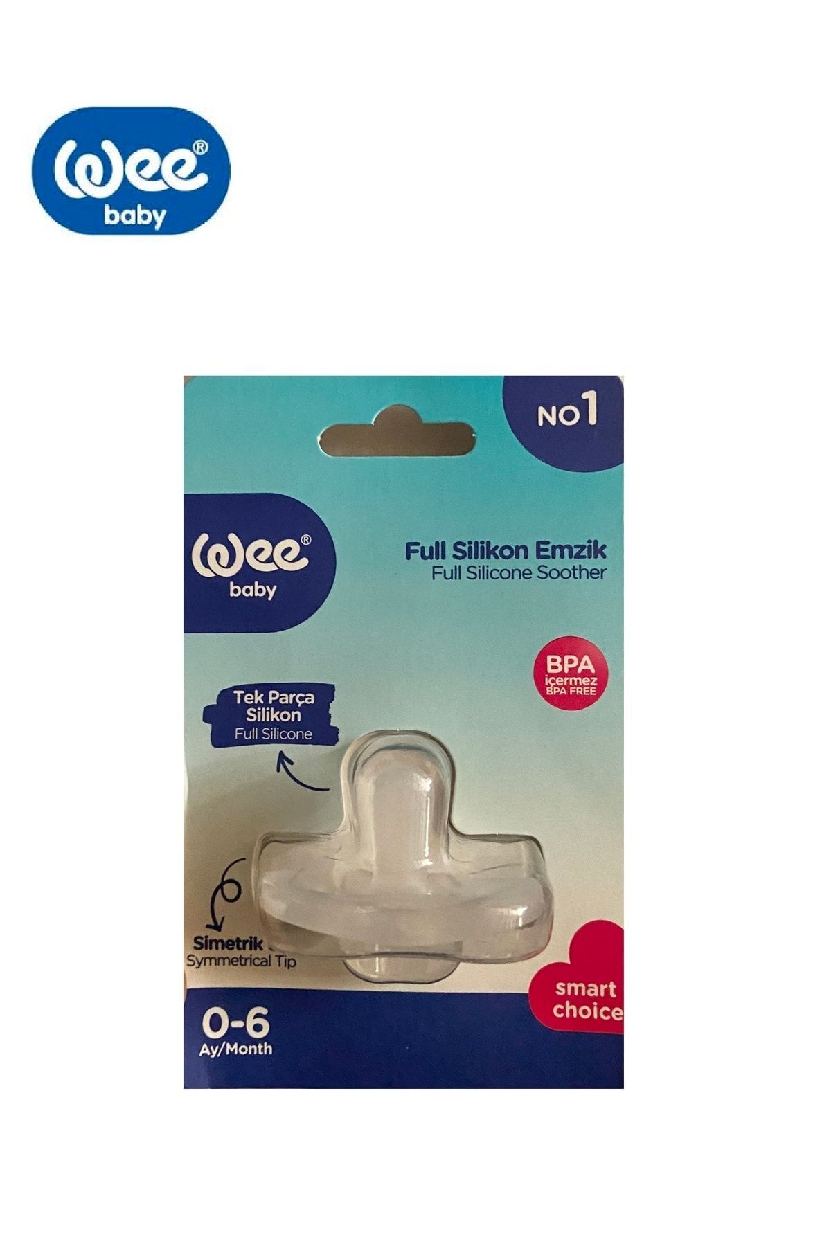 Bebedor Full Silikon Emzik 0-6 Ay No 561
