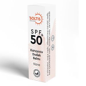 Soltis Yoğun Nemlendirici ve Dolgunlaştırıcı Dudak Balmı Nane SPF50+ 5 gr