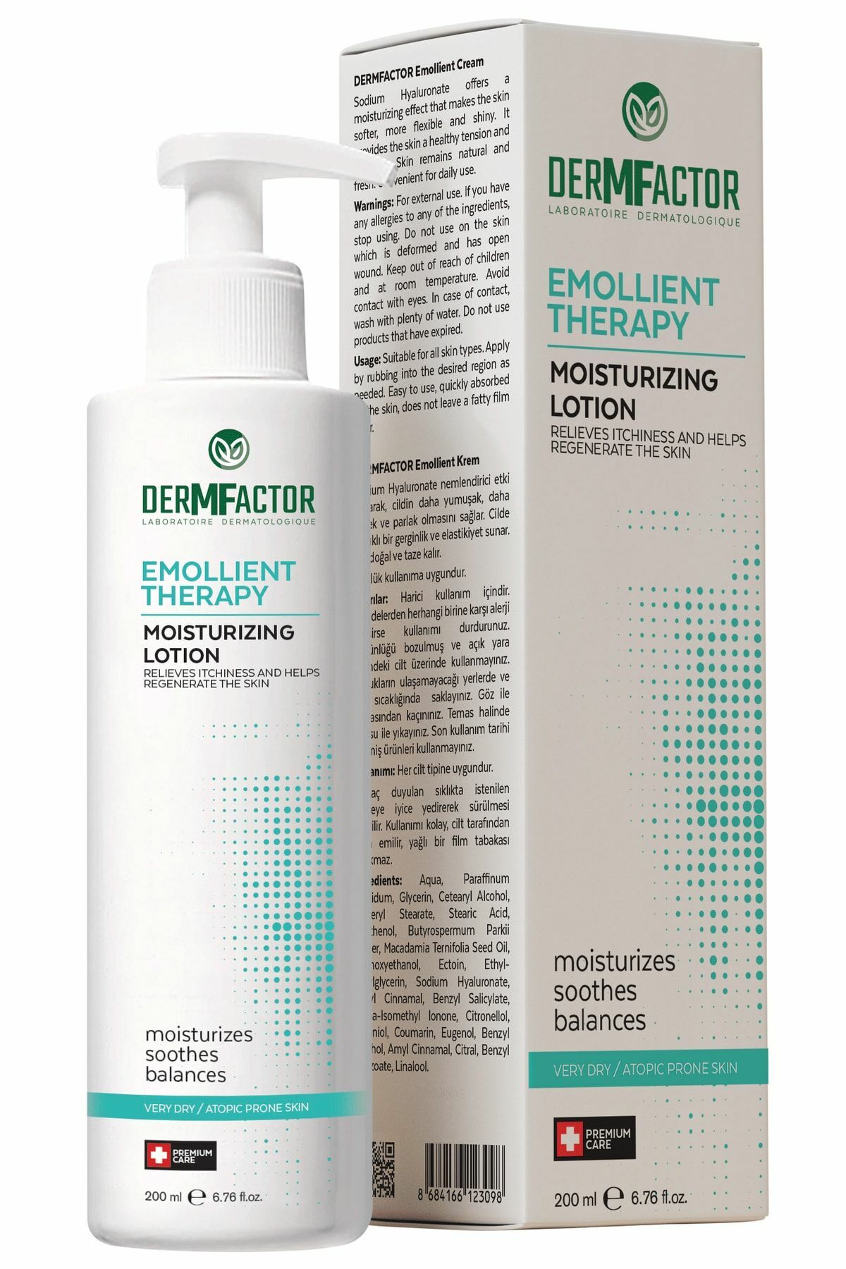 Dermfactor Emollient Nemlendirici Losyon Çok Kuru Atopik Eğilimli Cilt 400 ml