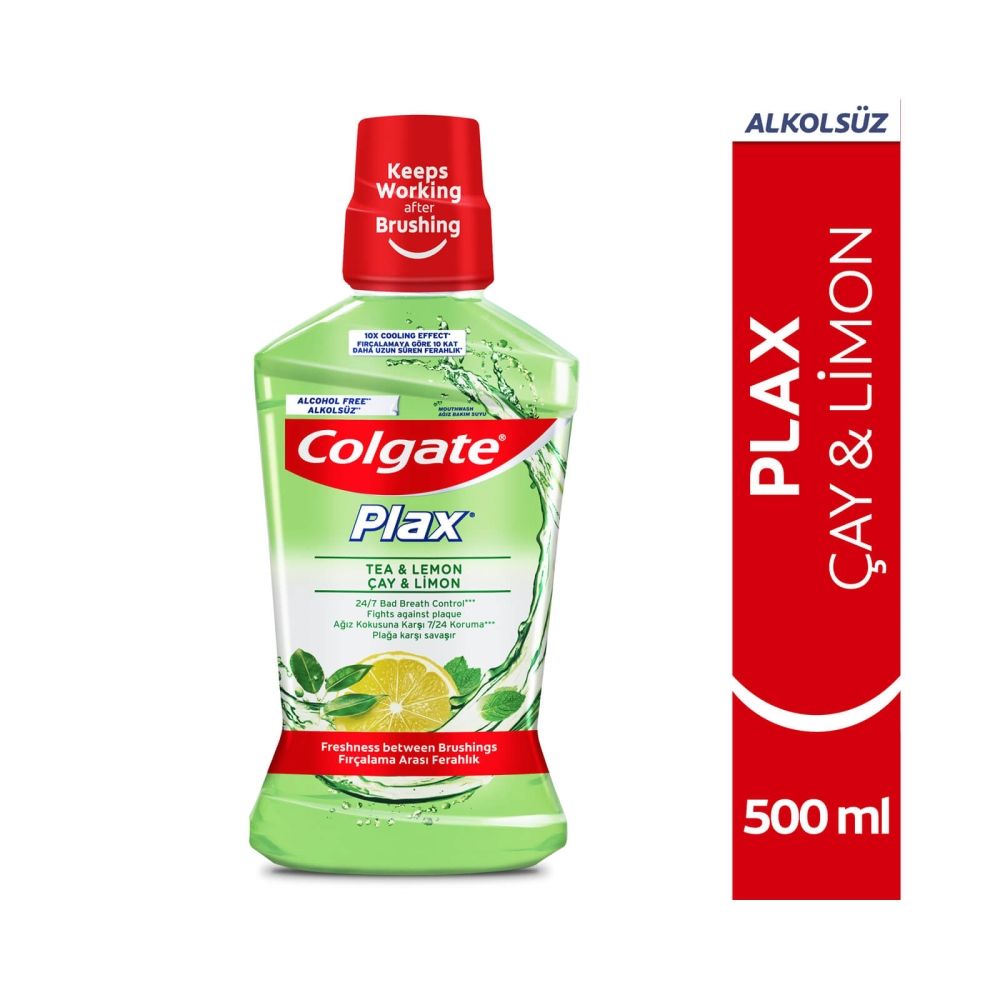 Colgate Plax Ağız Bakım Suyu Alkolsüz 500 ml