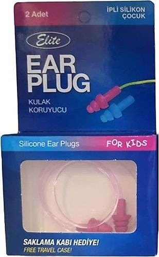 Elipse Kulak Tıkacı İpli Silikon Çocuk