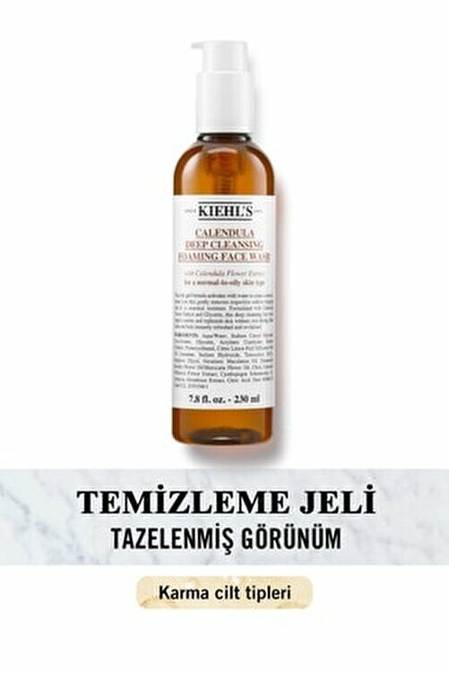Kiehl's Calendula Kadife Çiçeği Özüyle Yatıştıran Arındırıcı Temizleme Jeli 230 ml