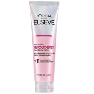 Elseve Glycolic Gloss Mükemmel Parlaklık İçin Pürüzsüzleştirici Saç Kremi 150 ml