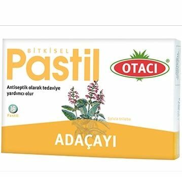 (KUTU HASARLI) Otacı Salvia Adaçayı Pastil 16 Adet