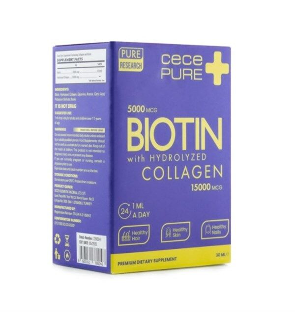 Cecepure Biotin 5000 mcg 30 ml