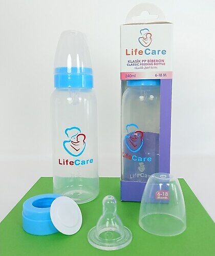 Life Care Pp Biberon 240 ml Mavi