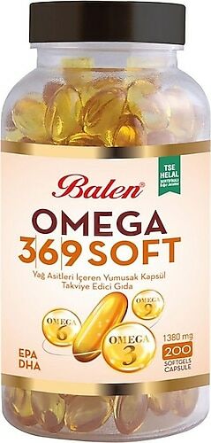 Balen Omega 3-6-9 1380 mg 200 Softjel