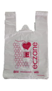 Eczane Poşeti 24x40 cm Atlet Büyük Boy 20 kg (2500 Adet +-%10)