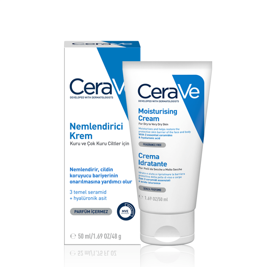 Cerave Nemlendirici Krem 50 ml - 20 TL İndirim Etiketli