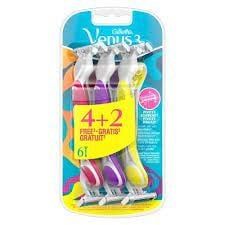 Gillette Venüs 3 Renkli Kullan At 4+2 6'lı