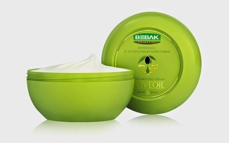 SKT:09/2024 Bebak Zeytinyağlı El Ve Vücut Nem Krem 200 ml. Kavanoz