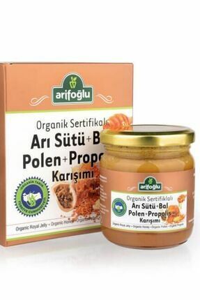 Arifoğlu Organik Arı Sütü Bal Polen Propolis 230 gr