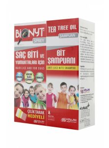 Bionyt Bit Spreyi 100 ml + Bionyt Tea Tree Oil Şampuan 100 ml Kofre