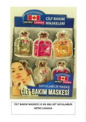 CILT BAKIM MASKESI 15ML 60LI SET NITRO CANADA