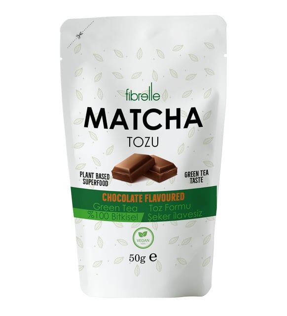 Fibrelle Matcha Çikolata Aromalı 50 gr
