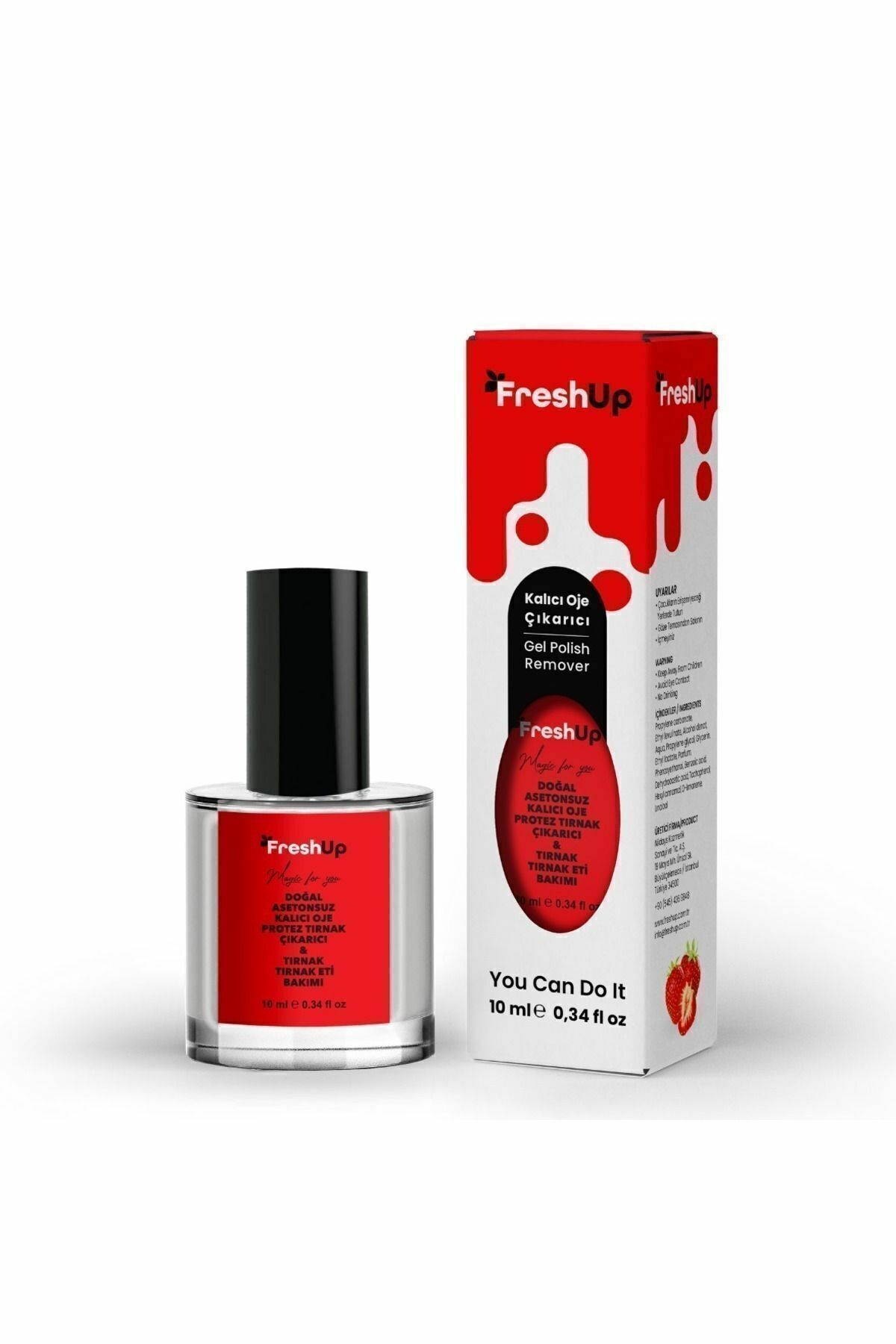 Freshup Kalıcı Oje Çıkarıcı 10 ml 24'lü