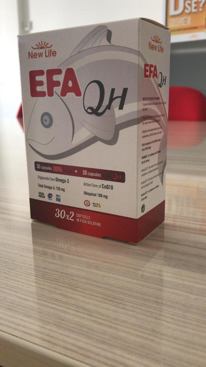Efa QH 30 Kapsül Efa S 1200+ New Life Coenz Qh