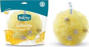 Balmy Muzlu Sütlü Sabunlu Ponpon Banyo Lifi