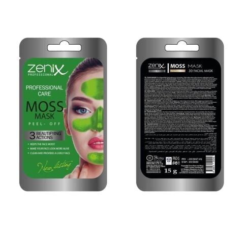 Zenix Soyulan Maske Tek Kullanımlık Yosun 15 gr