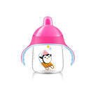 Avent Penguen Damlatmaz Alıştırma Bardağı 260 ml - Pembe