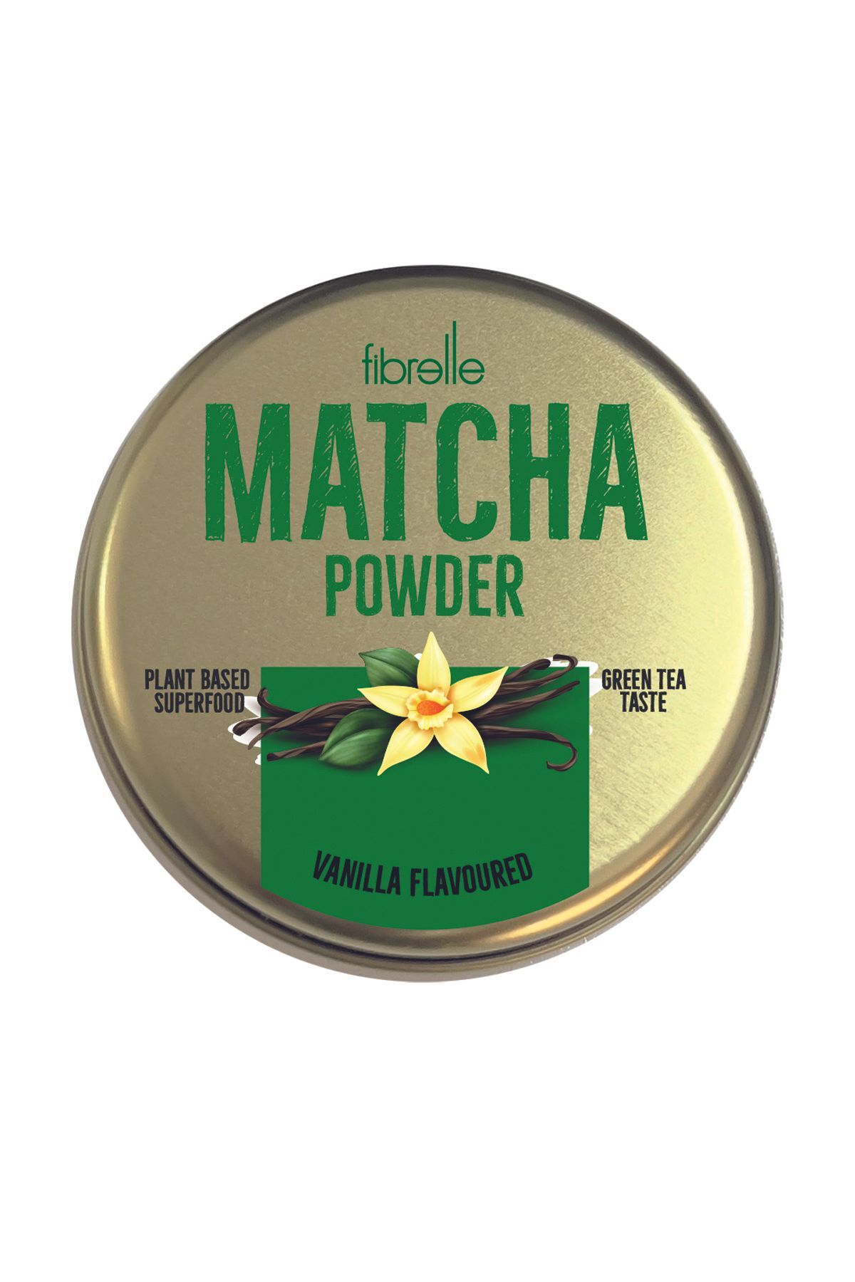 Fibrelle Matcha Vanilya 25 gr Teneke Kutu
