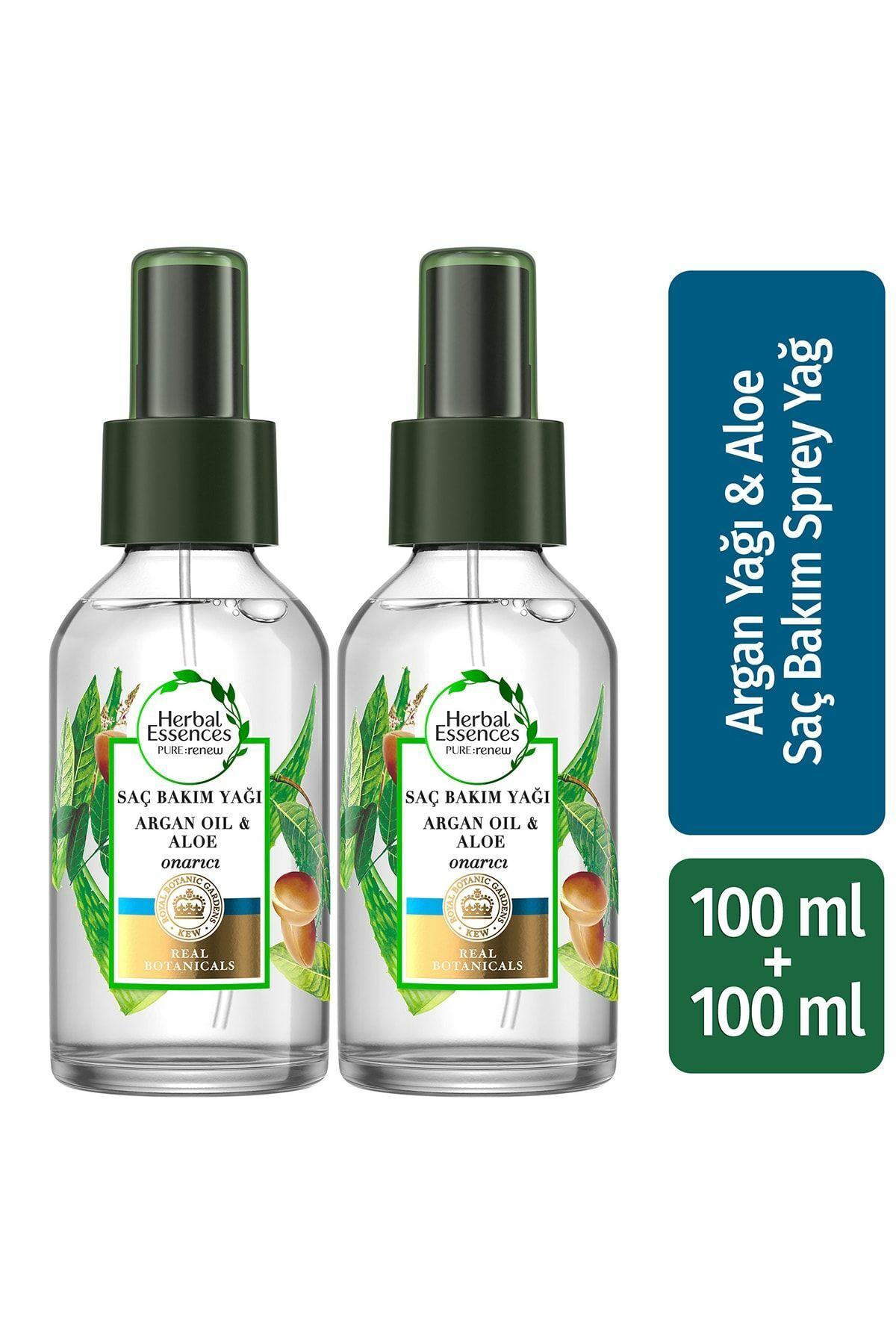 Herbal Essences Argan Yağlı Onarıcı Sprey Yağ 100 ml - 2 Adet