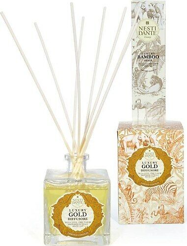 Nesti Dante Oda Kokusu Luxury Gold İris Çiçeği Gül Portakal Kokusu Çubuklu 500 ml