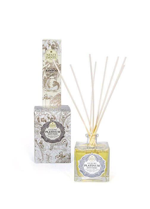 Nesti Dante Oda Kokusu Luxury Platinum Beyaz Kamelya Ylang Ylang Yasemin Bergamot Kokusu Çubuklu 500 ml